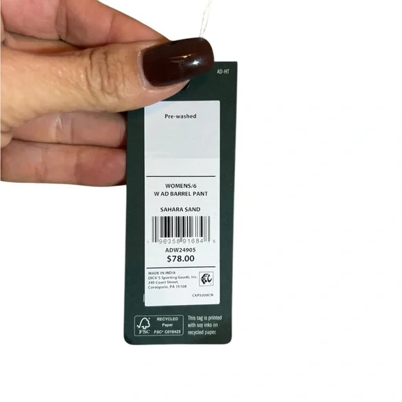 Alpine Design Barrel Pant – Women’s– Sahara Sand – NWT - Picture 5 of 5